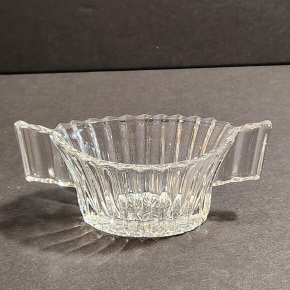 Elegant Depression Glass Heisey Ridgeleigh Creamer, Sugar, and Tray - Picture 10 of 13